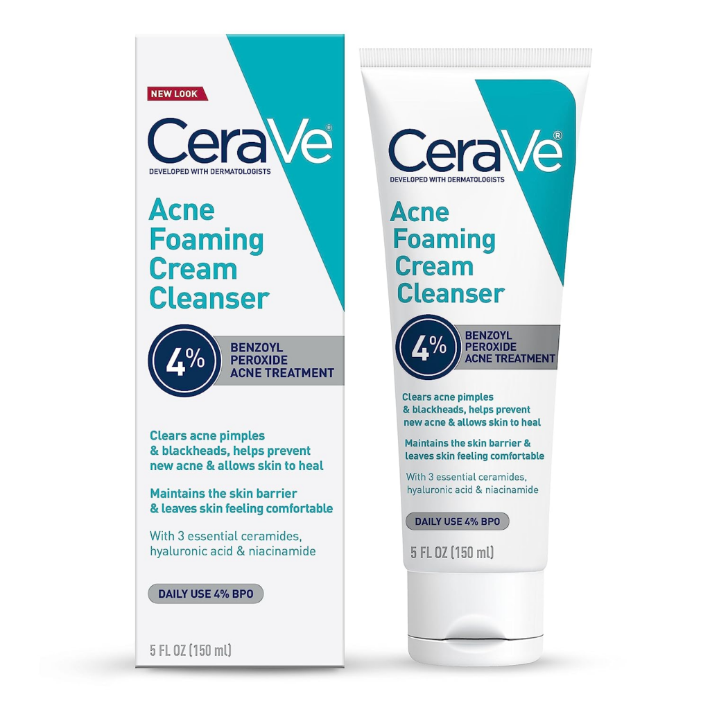 CeraVe Acne Foaming Cream Cleanser