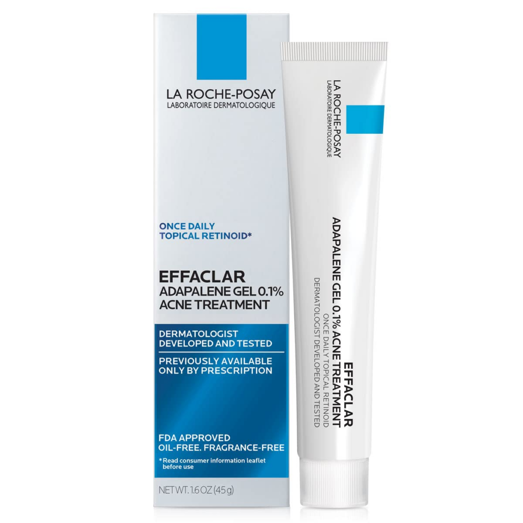 La Roche-Posay Effaclar Adapalene Gel 0.1% Topical Retinoid Acne Treatment 